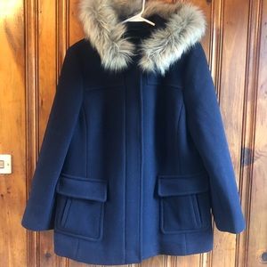 Navy blue Talbots coat